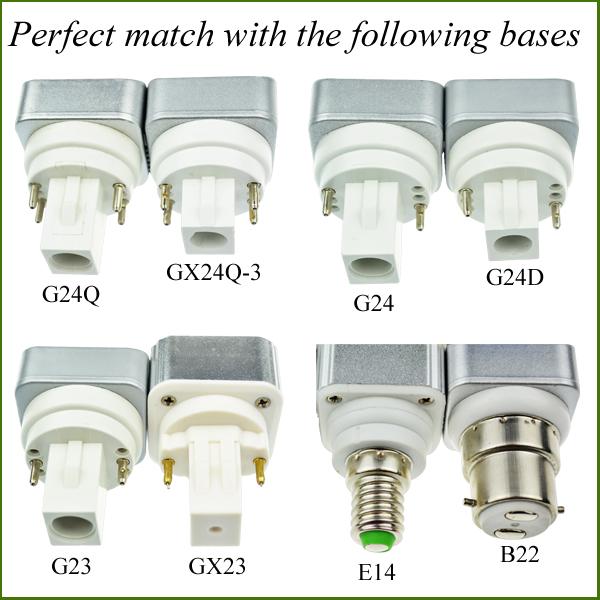 G23 G24 LED PL Lamp replacement CFL 6400K Cool White 1200lm 12W 2 pin LED Lamps -> Lampade A Led Pl G23 G24 LED PL Lamp replacement CFL 6400K Cool White 1200lm 12W 2 pin LED Lamps -> Lampade A Led Pl