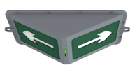 6W Fire Evacuation Indicator For Tunnel Lighting Such As Ramp Anti Collision Piers