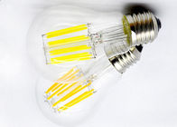Bright Globe LED Filament Bulb , Warm White Filament LED Bulb Glass 3300K