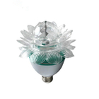 Cri70 E27 Or B22 Led Lotus Lamp Rotating Plastic Expand Flower Magic Party