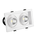 Square Double Head 1920lm Surface Mounted Spotlight Anti Glare