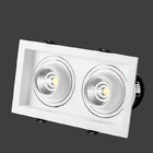 Square Double Head 1920lm Surface Mounted Spotlight Anti Glare