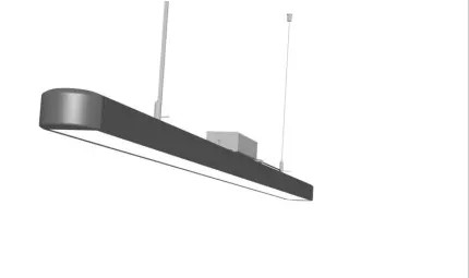 Suspended 3000k Led Linear Strip Light For Office