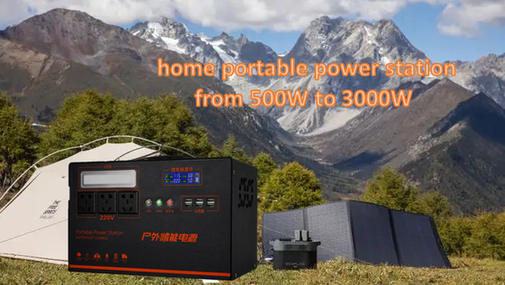 Home 0.5kwh Portable Solar Power Bank Ultra Long Standby Time