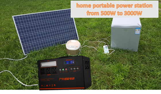 Home 0.5kwh Portable Solar Power Bank Ultra Long Standby Time