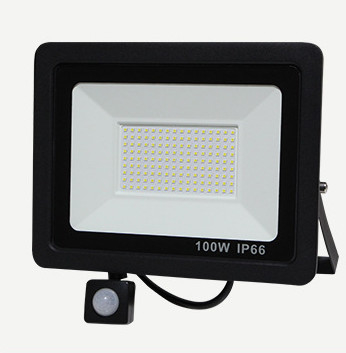 Ac 220-240v Led Flood Light With Motion Sensor 100w For Outdoor Lighting