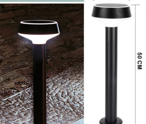 Modern Minimalist 1200mah Solar Powered Lawn Light Outdoor