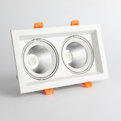 15W Aina Square Double Head Surface Mounted Spotlight for Bedroom Living
