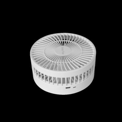 Portable Retractable Fan With Night Light Folding Wireless Abs Battery 5200mah Small