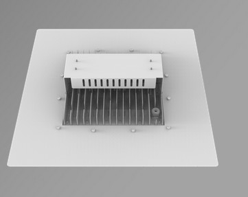 Aluminum Ip65 Led Gas Station Light 80w 120w 140w 200w 130lm/W