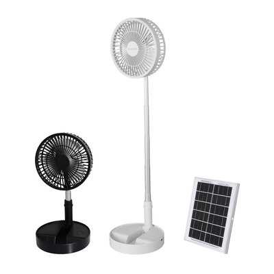 Ip20 5.5w 5200mah Battery Solar Portable Fan For Camping