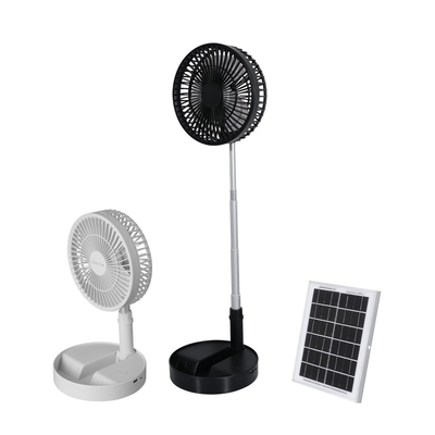 Ip20 5.5w 5200mah Battery Solar Portable Fan For Camping