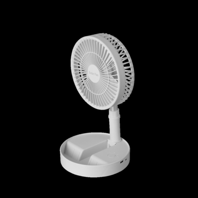 Ip20 5.5w 5200mah Battery Solar Portable Fan For Camping