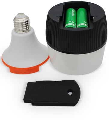 Battery 1200mAh 30W SMD2835 AC85-265V Ra&gt;80 LED Emergency Bulb with E27 Base