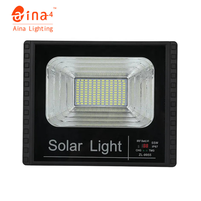 High Brightness Solar Floodlight Led 208pcs Super Large Solar Panel Remote Control 100w