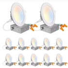 Ac85-265v Recessed Downlight Residential Use 5cct Adjustable Color 12w