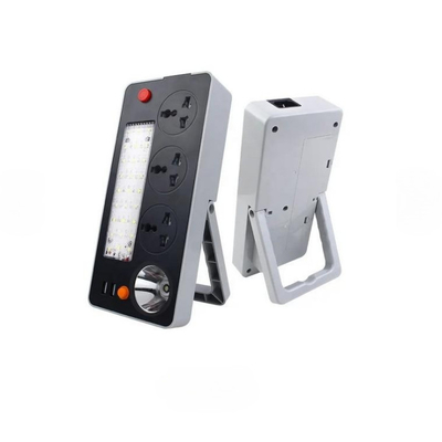 8000K Switch Usb Camping Plug Sockets Rechargeable Home Outdoor With Emergency Light