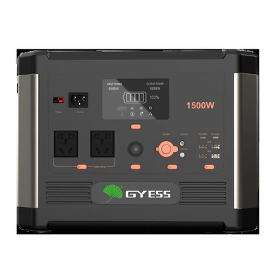 1.5kw Portable Battery Power Station With Solar Panel