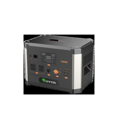 1.5kw Portable Battery Power Station With Solar Panel