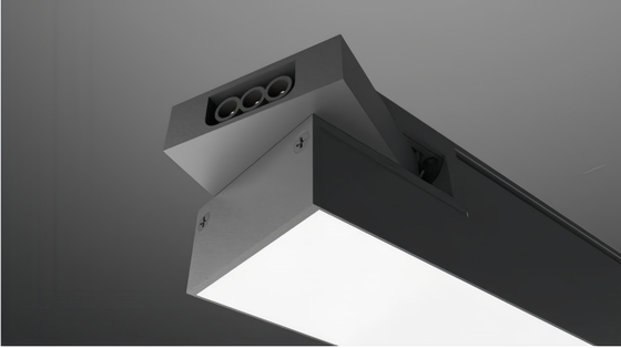 Free Combination LED linear Light up to 1000w with Connector for Office Building Shopping Mall