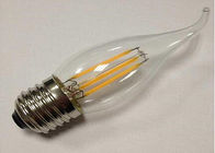 200 Lumen C35 Filament LED Light Bulbs With Tail 2W Hotel 35 X 101 Uniform Light