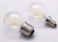 G45 4 Watt Filament LED Light Bulbs E27 3300K Glass Lower Power Consumption