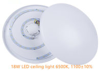 18W CCT 6500K Flat Panel Led Ceiling Lights Customized For Office / Bedroom