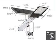 100W All In One LED Solar Street Light With 1080P Monitor For Cross Road