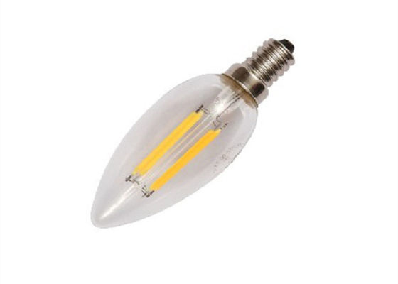 FG45 2W / 4W Yellow Filament LED Light Bulbs CE For Residential And Indoor