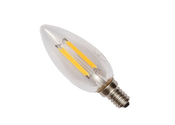 FG45 2W / 4W Yellow Filament LED Light Bulbs CE For Residential And Indoor