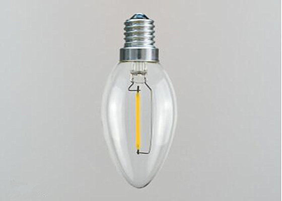 FG45 2W / 4W Yellow Filament LED Light Bulbs CE For Residential And Indoor