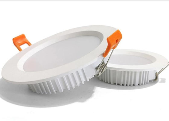 Slim Round Led Panel Downlight 3000K For Leaving Area Input 185 - 265V