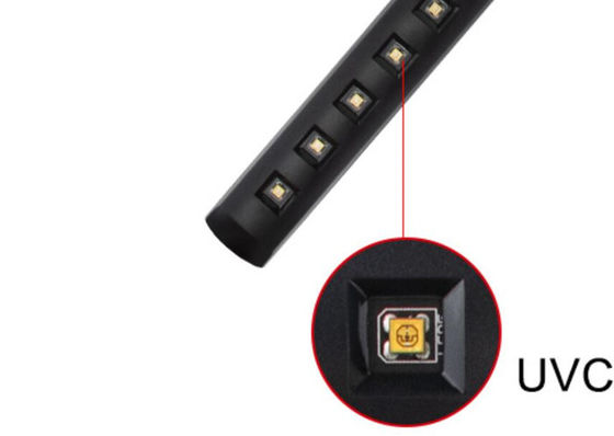 Intelligent UV Sterlization Lamp For Shop With USB Connector Black Color