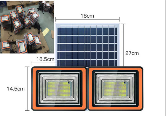 Remote Control PVC Solar 100lm/W Led Exterior Floodlight