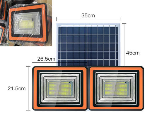 Remote Control PVC Solar 100lm/W Led Exterior Floodlight