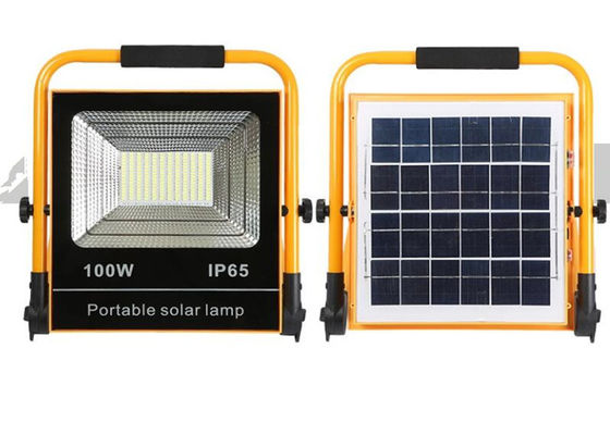 100W Power IP 65 50000 Hours Life Time 6500k CCT 100lm/w LPW LED Solar Flood Light