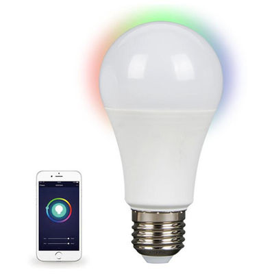 LED Smart RGB Bulb Controlled by Mobile App for KTV Through WIFI or Blue Teeth