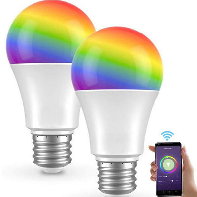 LED Smart RGB Bulb Controlled by Mobile App for KTV Through WIFI or Blue Teeth