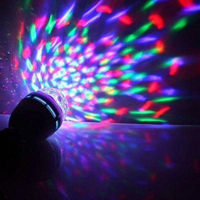 Disco Birthday Party And Club Bar B22 Led Full Color Rotating Lamp CRI80