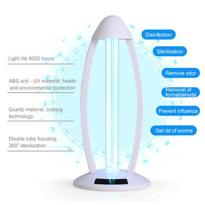 Household Uv Germicidal Lighting , 16W Ultraviolet Disinfection Table Lamp