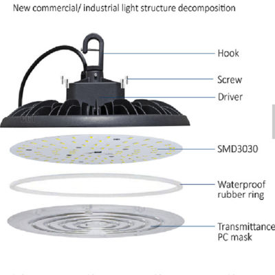 Ip66 240w Beam Angle 60° 90° 120° Led High Bay Lamp For Industrial Space