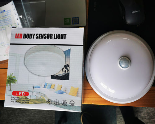 Indoor Corridor 20000h 176-264V Ceiling Mount Motion Sensor Light