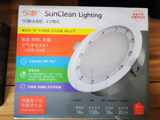 220v Cleaning Sterilization System 8watt Uv C Led Light For Family Hotel