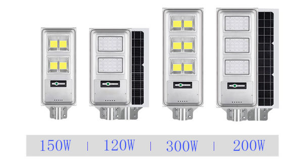 COB SMD Square Or Warehouse Ip66 All In One Solar Street Light