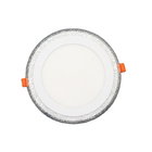 Face Two Colors IP20 Led Recessed Down Light Ceiling Panel For Hotel