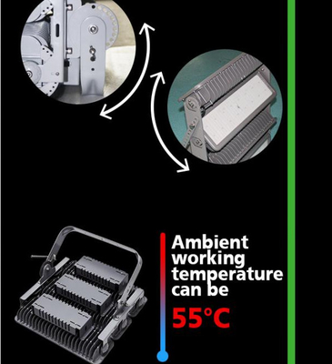 Grey Housing Ac220v High Lumen Led Floodlight Aluminum