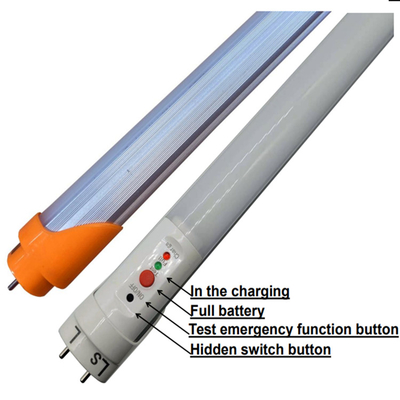 1.2m T8 Led Emergency Tube Light Input Ac100-277v For Warehouse