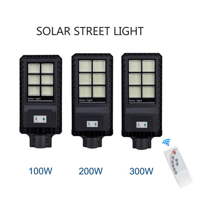 Cri80 All In One Led Solar Street Light 100w 200w 300w