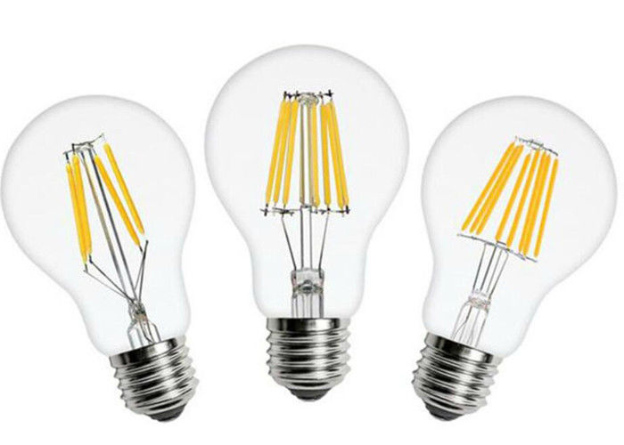 360 Degree LED Filament Gls Bulb 4w 12w , LED Filament Candle Bulb Shopping Mall