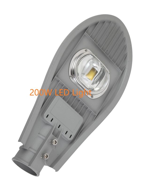 IP65 200W Outdoor LED Street Lights 3000K / 6500K 130LM/W COB Light Source